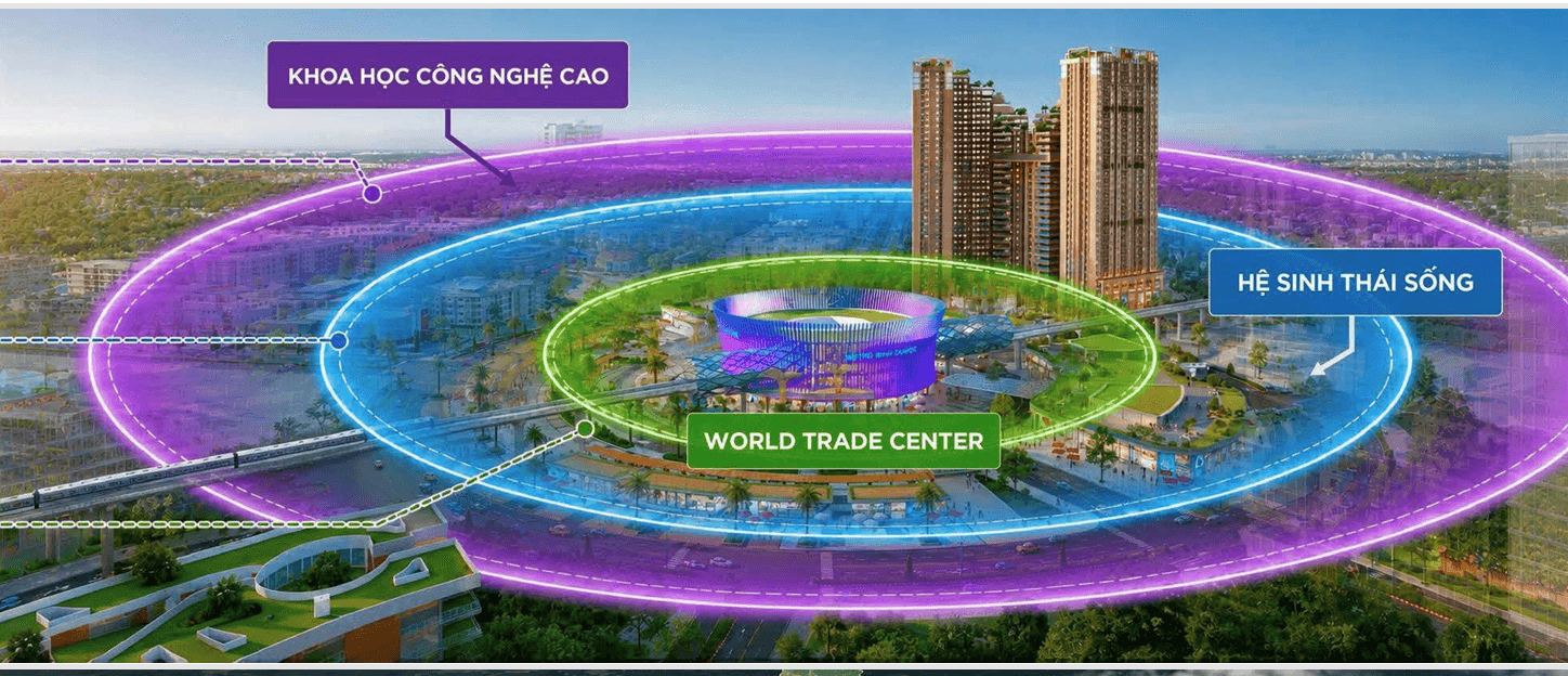Đô thị gắn với giao thông - Nam Mekong Grand Plaza